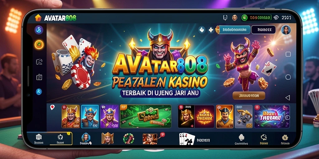 Tampilan permainan Kasino seru dengan grafik menawan di AVATAR808.