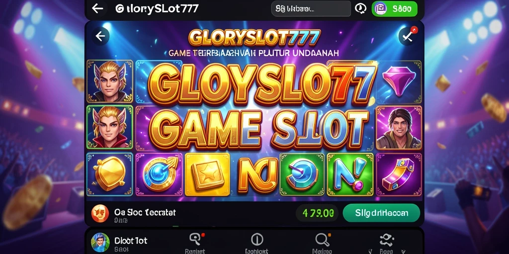 Tampilan menarik gameplay <strong>GLORYSLOT777</strong> dengan efek visual menakjubkan.