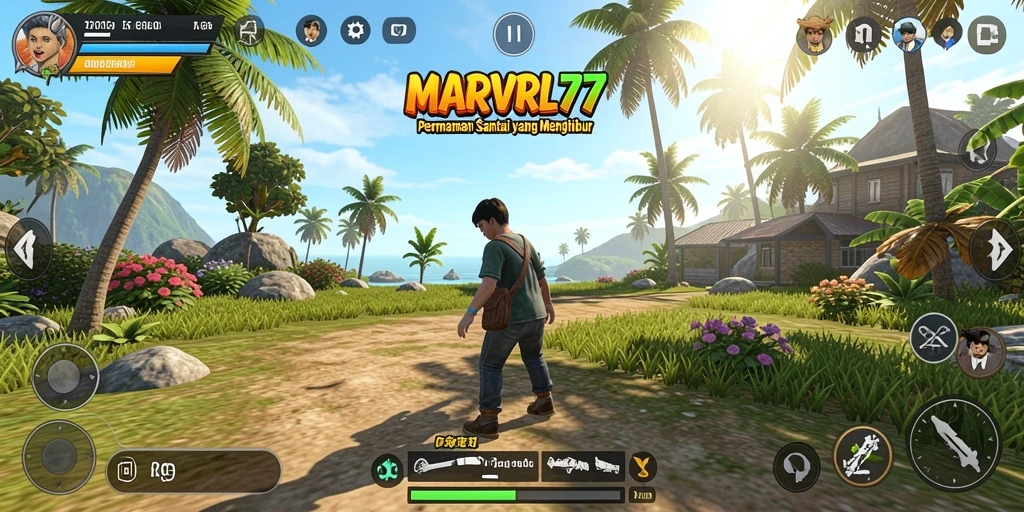 Tampilan gameplay MARVRL77 yang seru dan menawan.