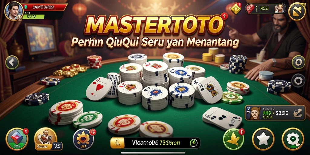 Tangkapan layar MASTERTOTO menampilkan gameplay QiuQiu yang menarik.