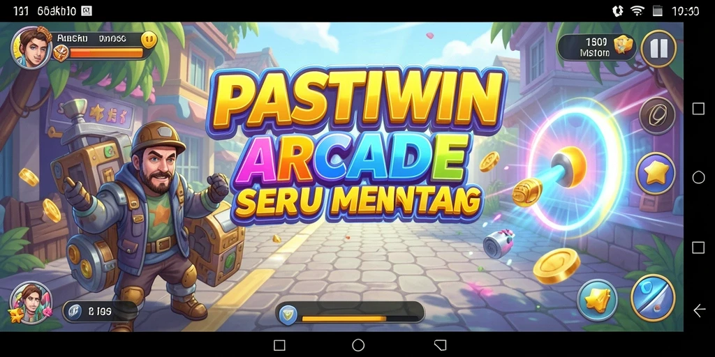 Tangkapan layar menunjukkan gameplay seru dari PASTIWIN dengan berbagai tantangan.