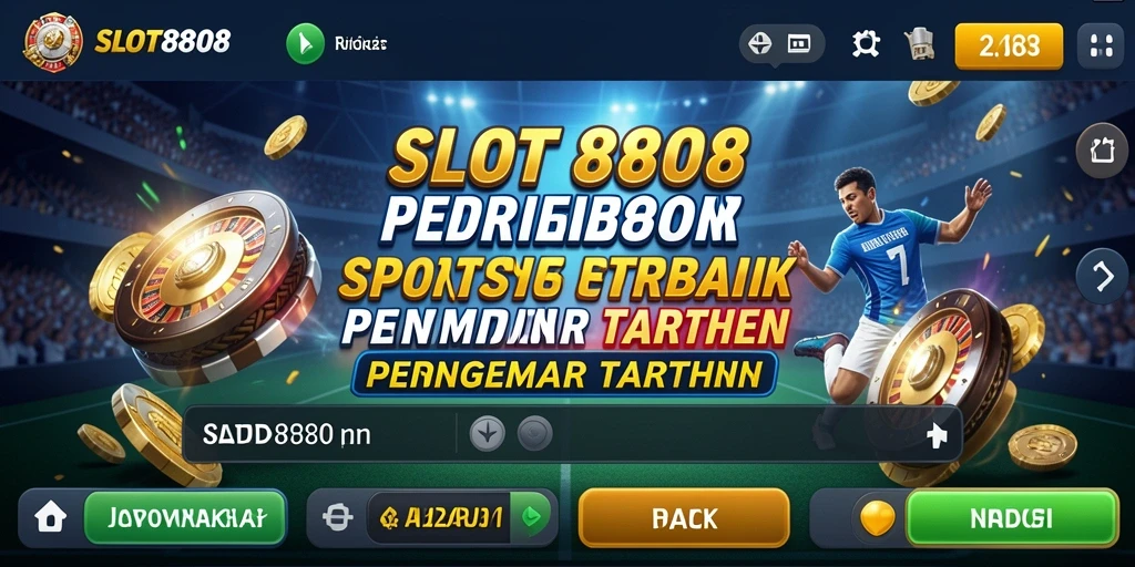 Tampilan menarik dari gameplay di SLOT8808 dengan banyak pilihan taruhan.