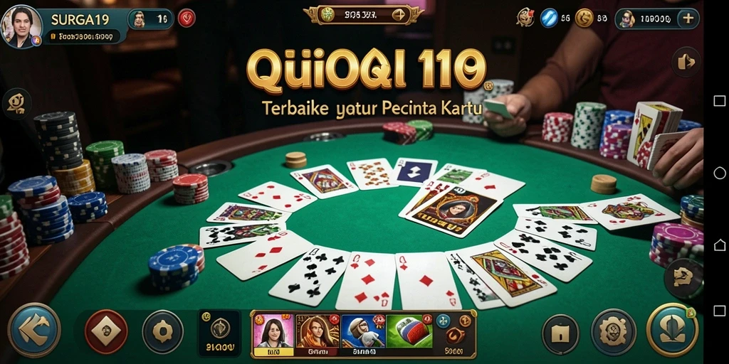 Gameplay seru QiuQiu di aplikasi SURGA19.